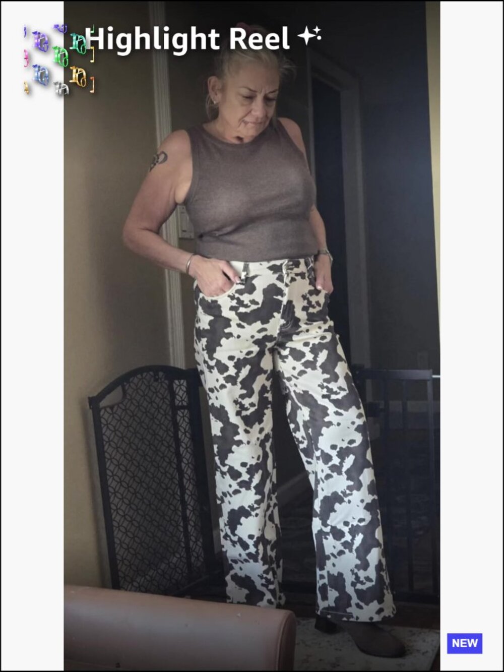 High Waisted Wide Leg Baggy Stretchy Denim Jeans with Pockets Y2K Retro - Picture 7 of 7
